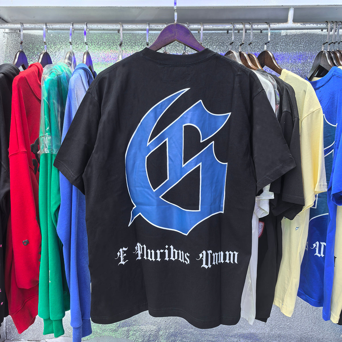 Godspeed T-shirts Urban Skateboard Skull Junior Print Cotton Casual Short Sleeve Men and Women